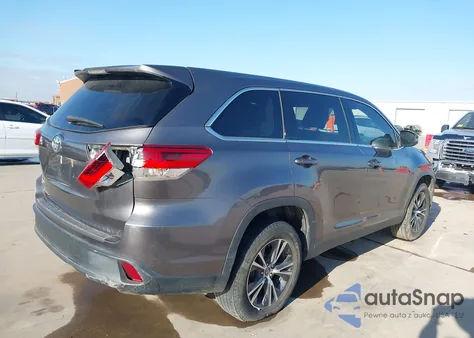 2019 Toyota Highlander Le from USA, damaged, VIN 5TDZARFH7KS050707